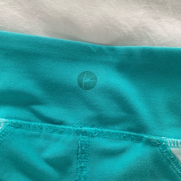 90 degree by reflex Blue and teal leggings - Picture 3 of 5